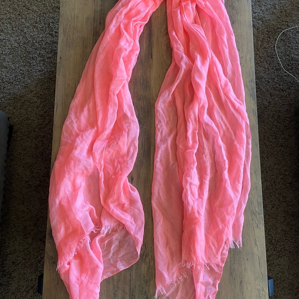 Lightweight Pink Scarf